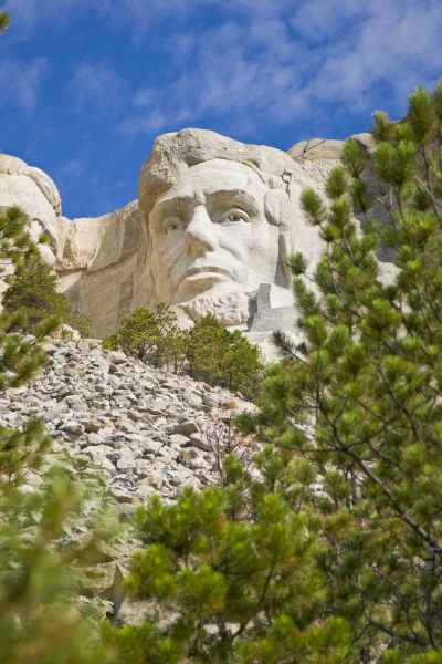 SD, President Abraham Lincoln at Mount Rushmore